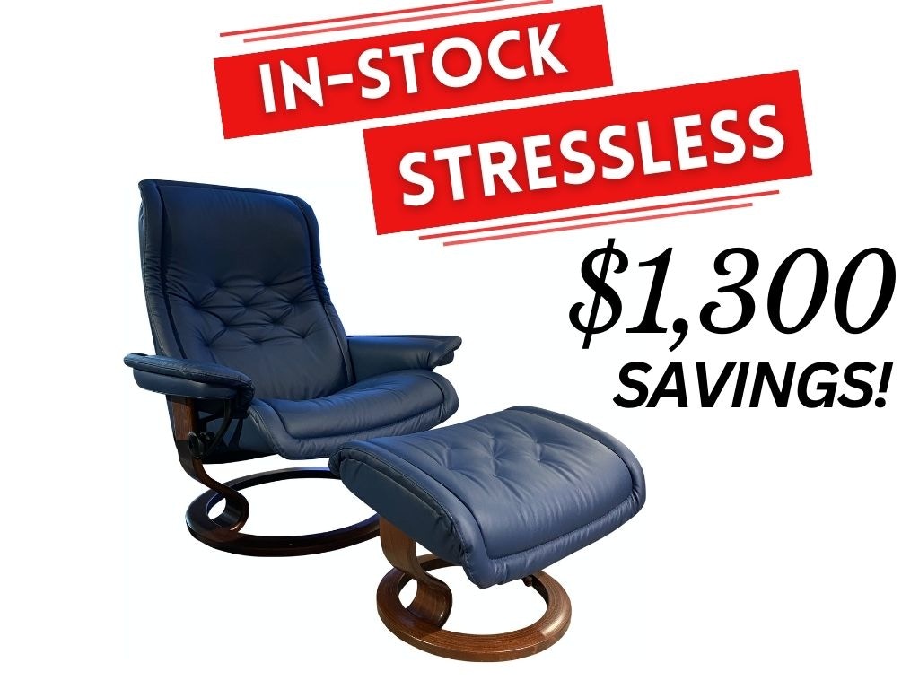 Stressless chairs and online ottomans